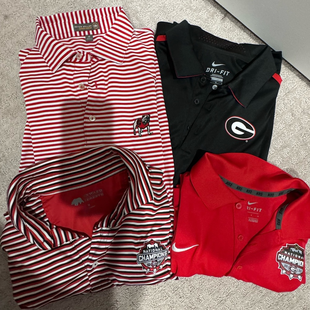 4 University of Georgia shirts!